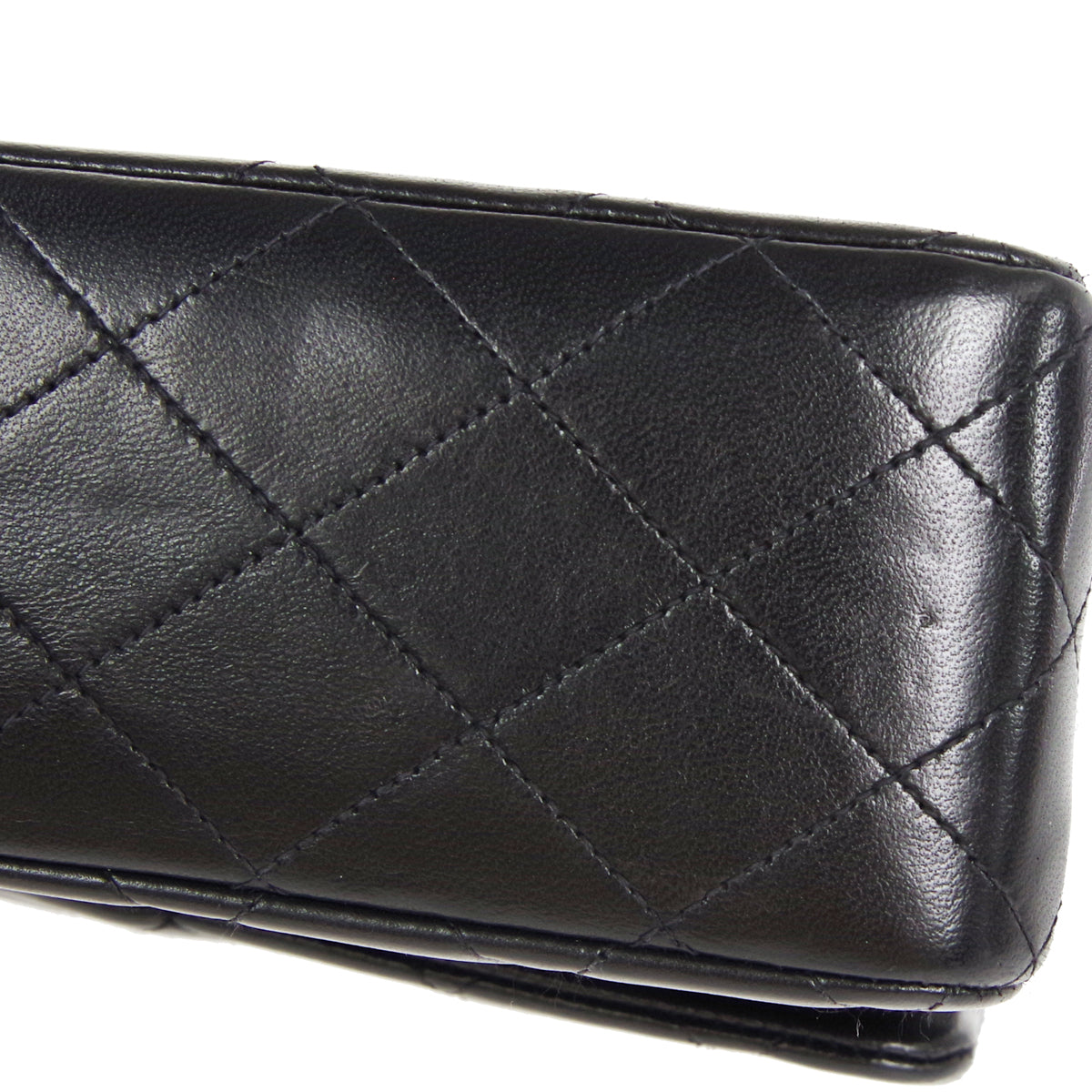 CHANEL 1994-1996 Classic Double Flap Medium Black Lambskin
