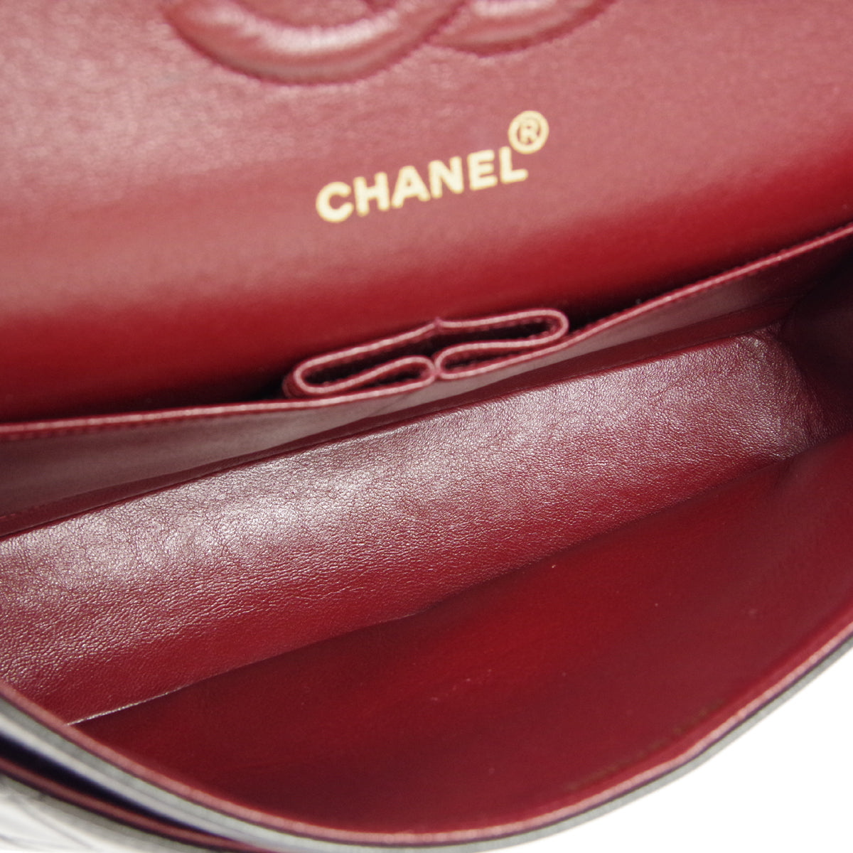 CHANEL 1994-1996 Classic Double Flap Medium Black Lambskin