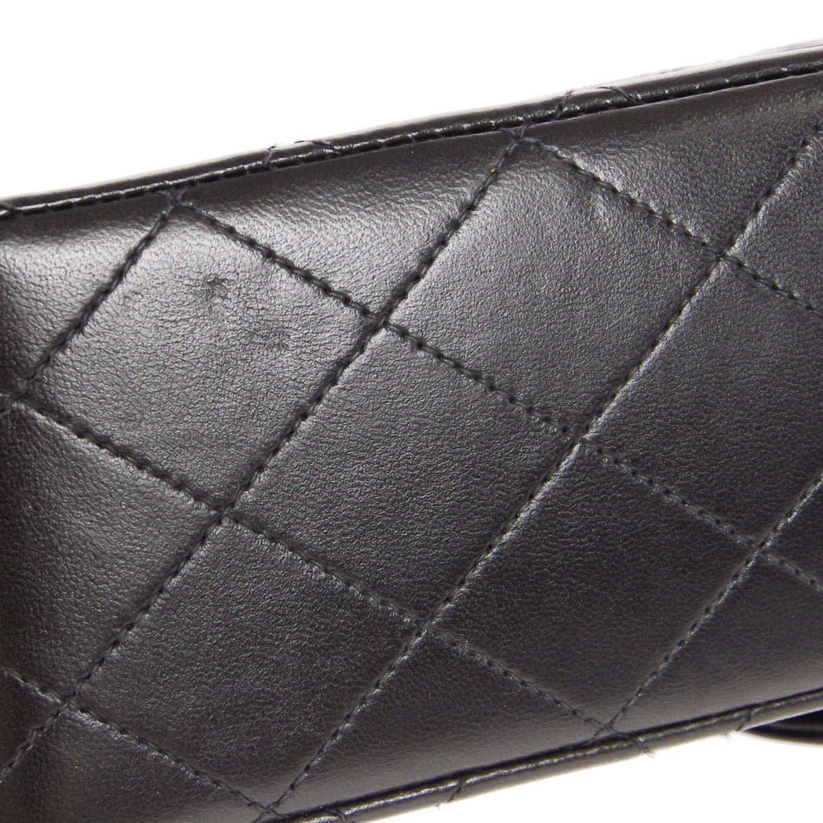 CHANEL 1991-1994 Classic Double Flap Medium Black Lambskin