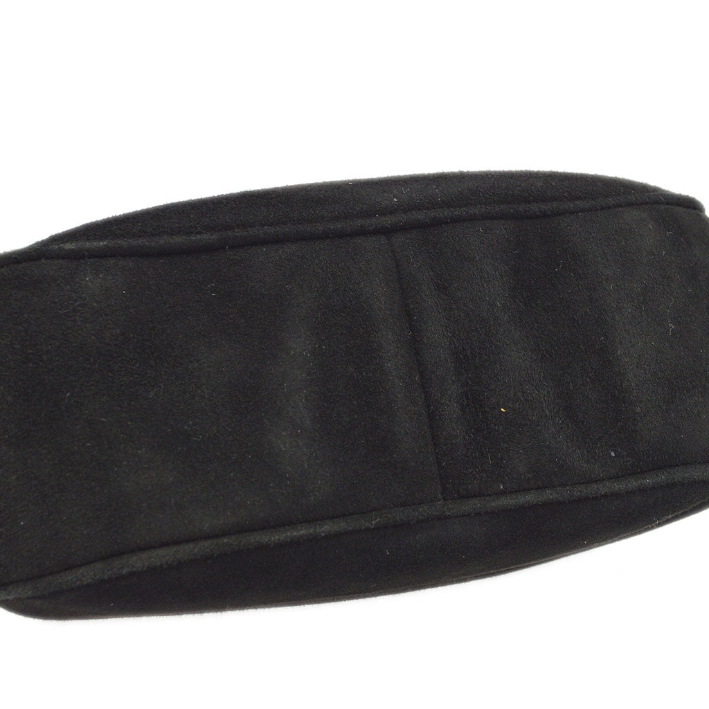CHANEL * 1996-1997 Handbag Black Suede