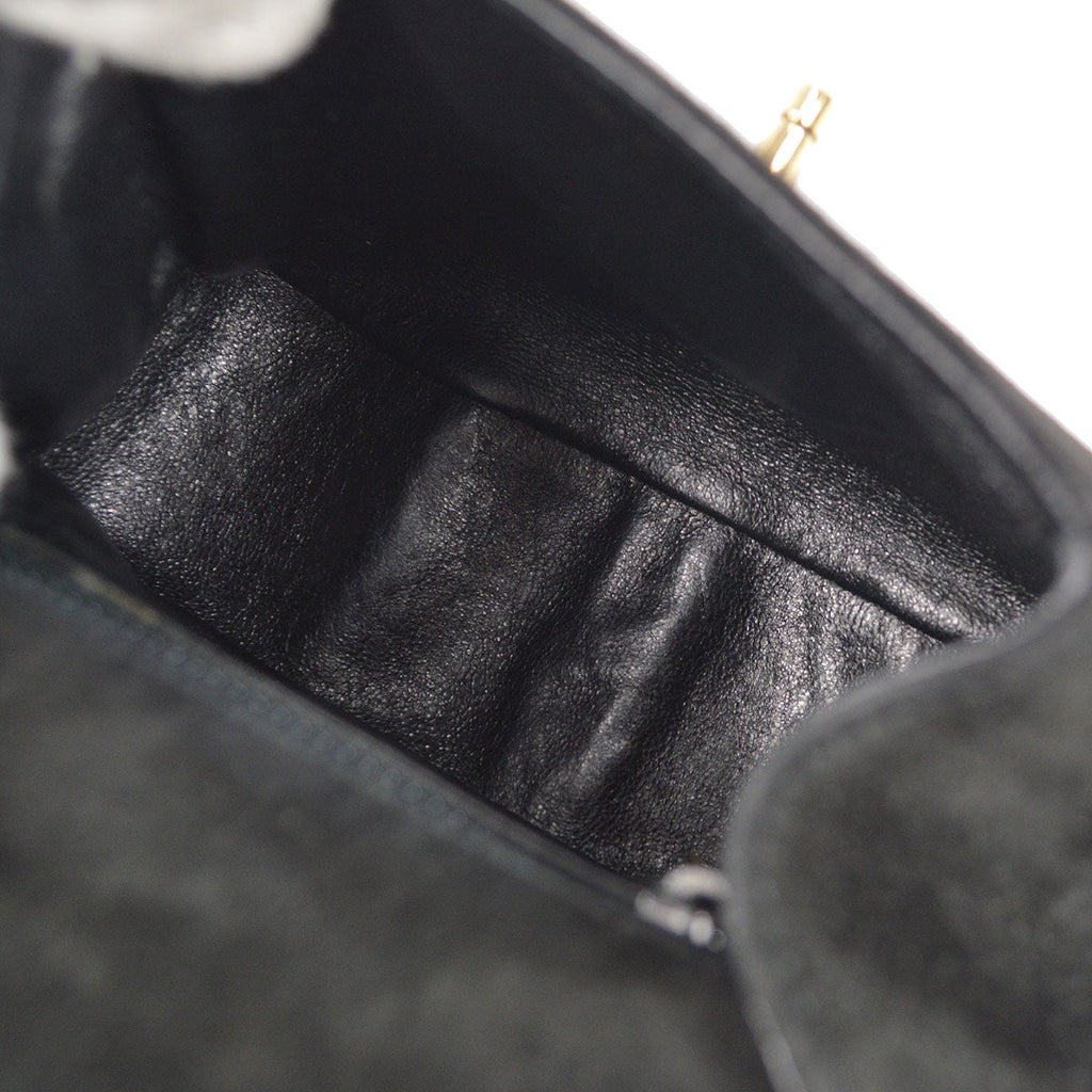 CHANEL * 1996-1997 Handbag Black Suede