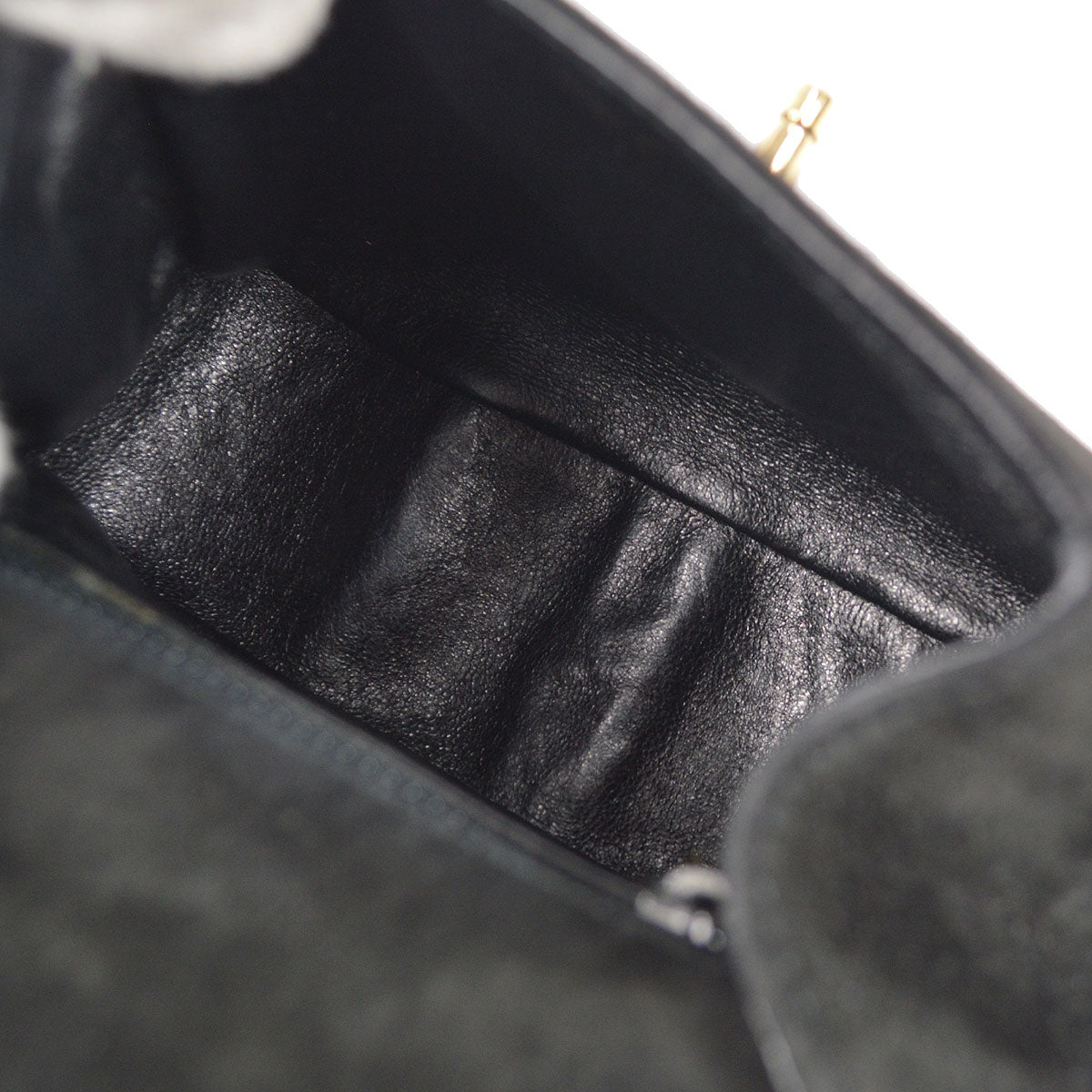 CHANEL * 1996-1997 Handbag Black Suede