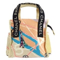 CHANEL 2005-2006 Paris Map Printed Handbag Medium