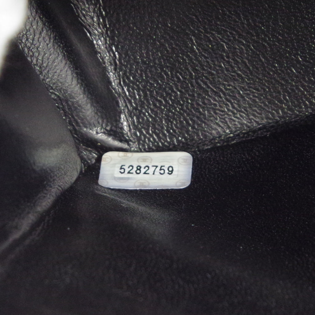 CHANEL 1997-1999 Tall Diana Flap Medium Black Caviar