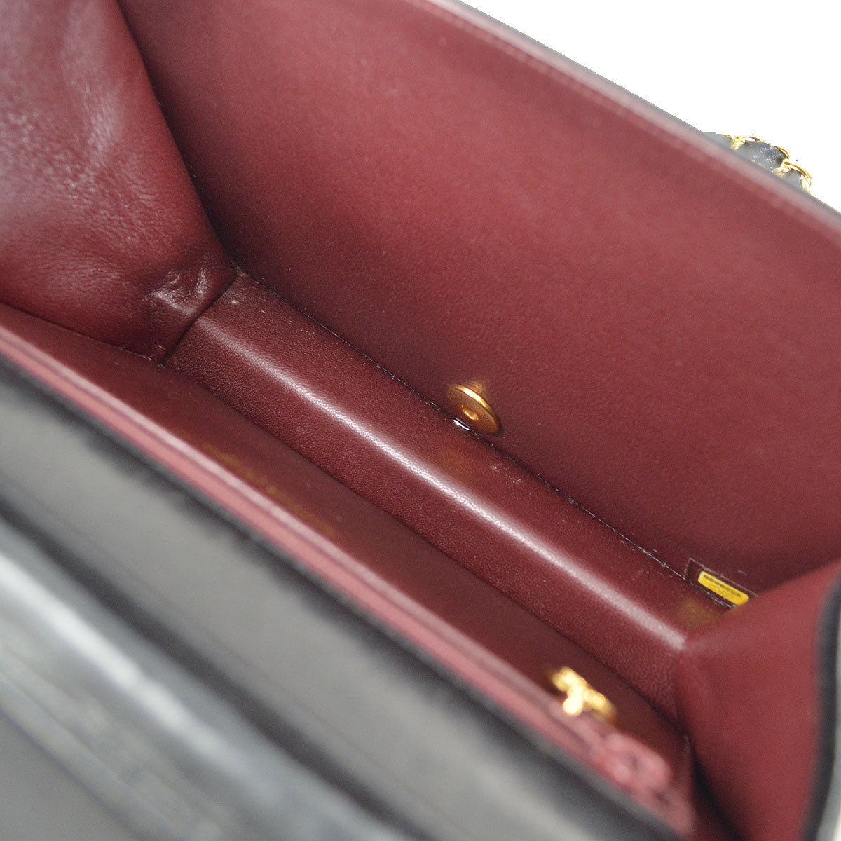 CHANEL 2005-2006 CC Turnlock Full Flap Small Black Lambskin