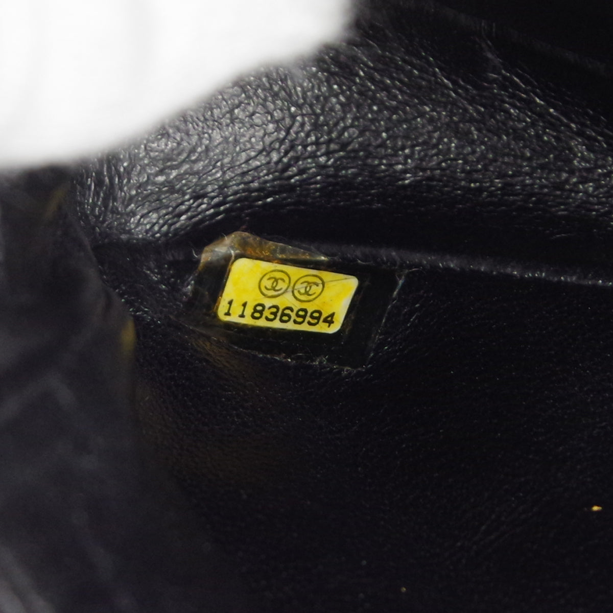 CHANEL 2006-2008 East West SHW Black Lambskin