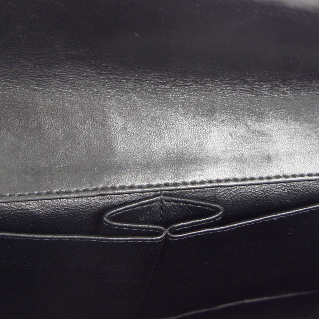 CHANEL 2006-2008 East West SHW Black Lambskin