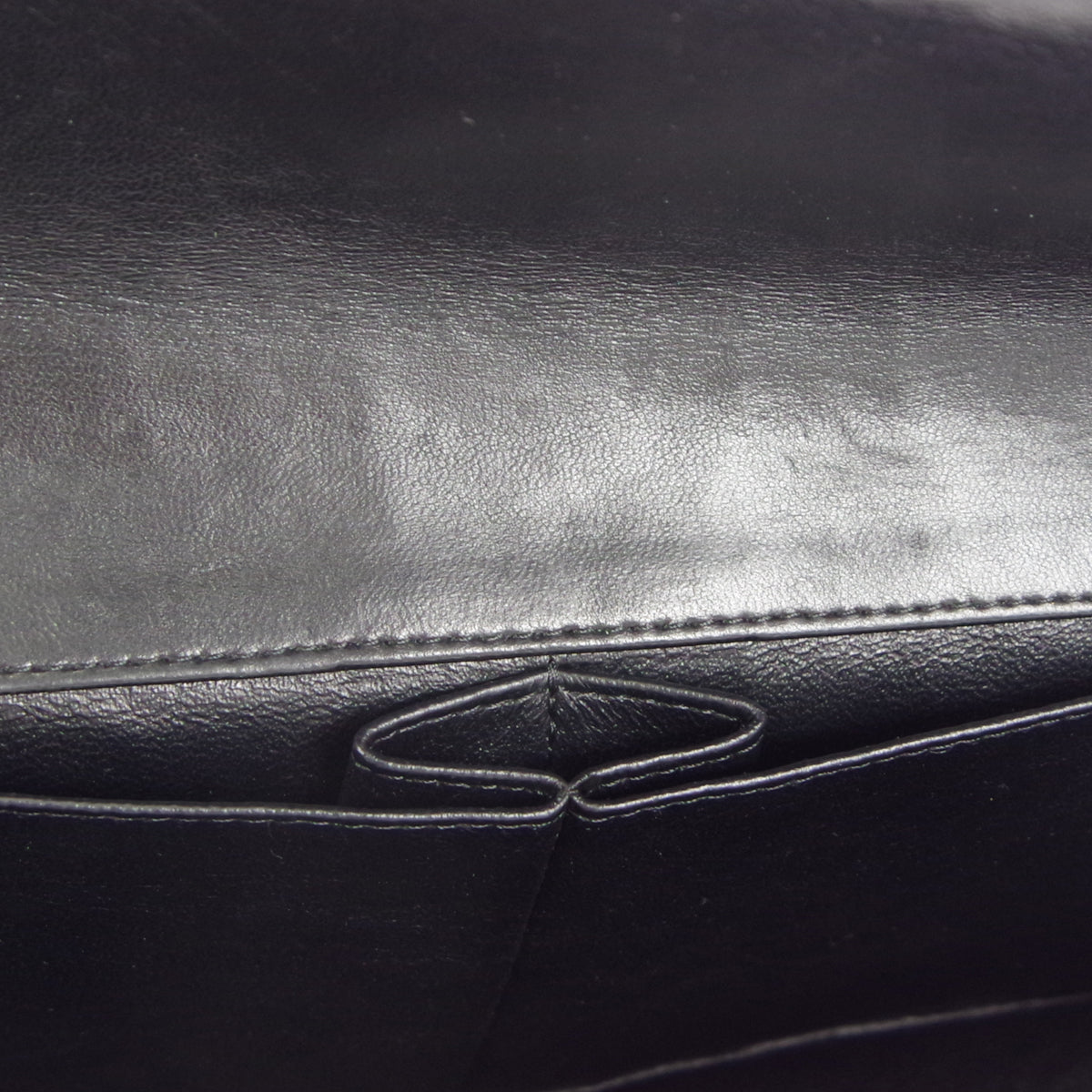 CHANEL 2006-2008 East West SHW Black Lambskin