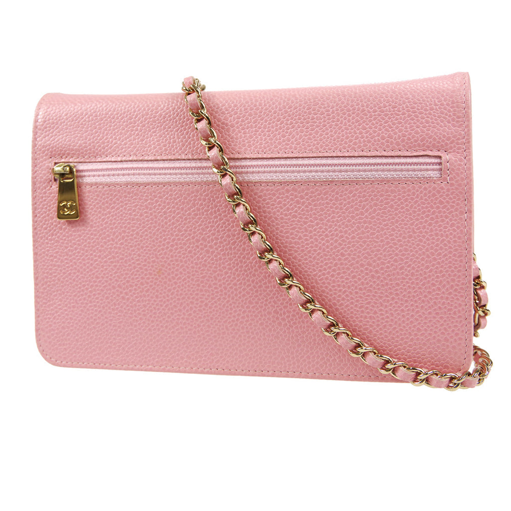 CHANEL 2003-2004 Timeless WOC Pink Caviar