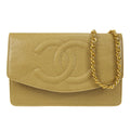 CHANEL 1996-1997 Timeless WOC Beige Caviar