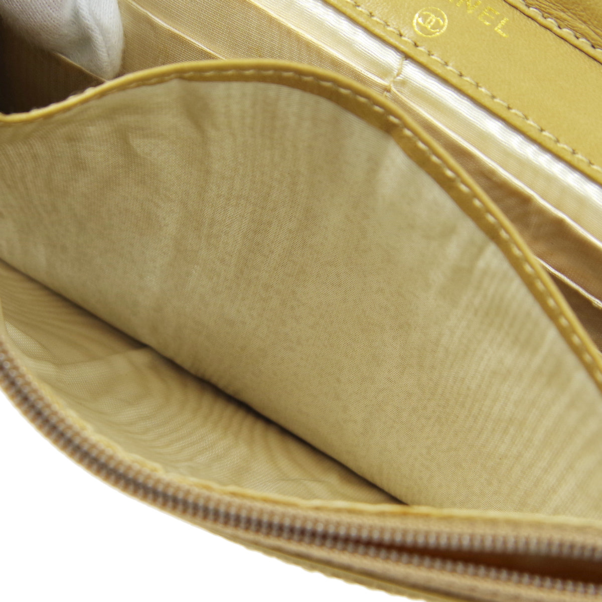 CHANEL 1996-1997 Timeless WOC Beige Caviar