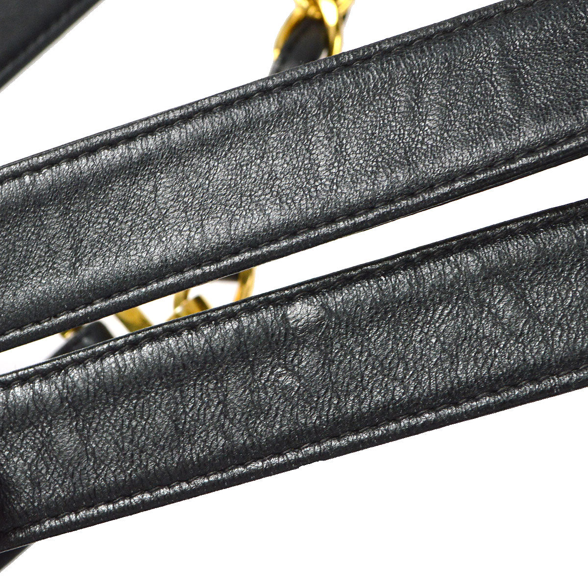 CHANEL 1996-1997 Tall Classic Flap Backpack Medium Black Lambskin