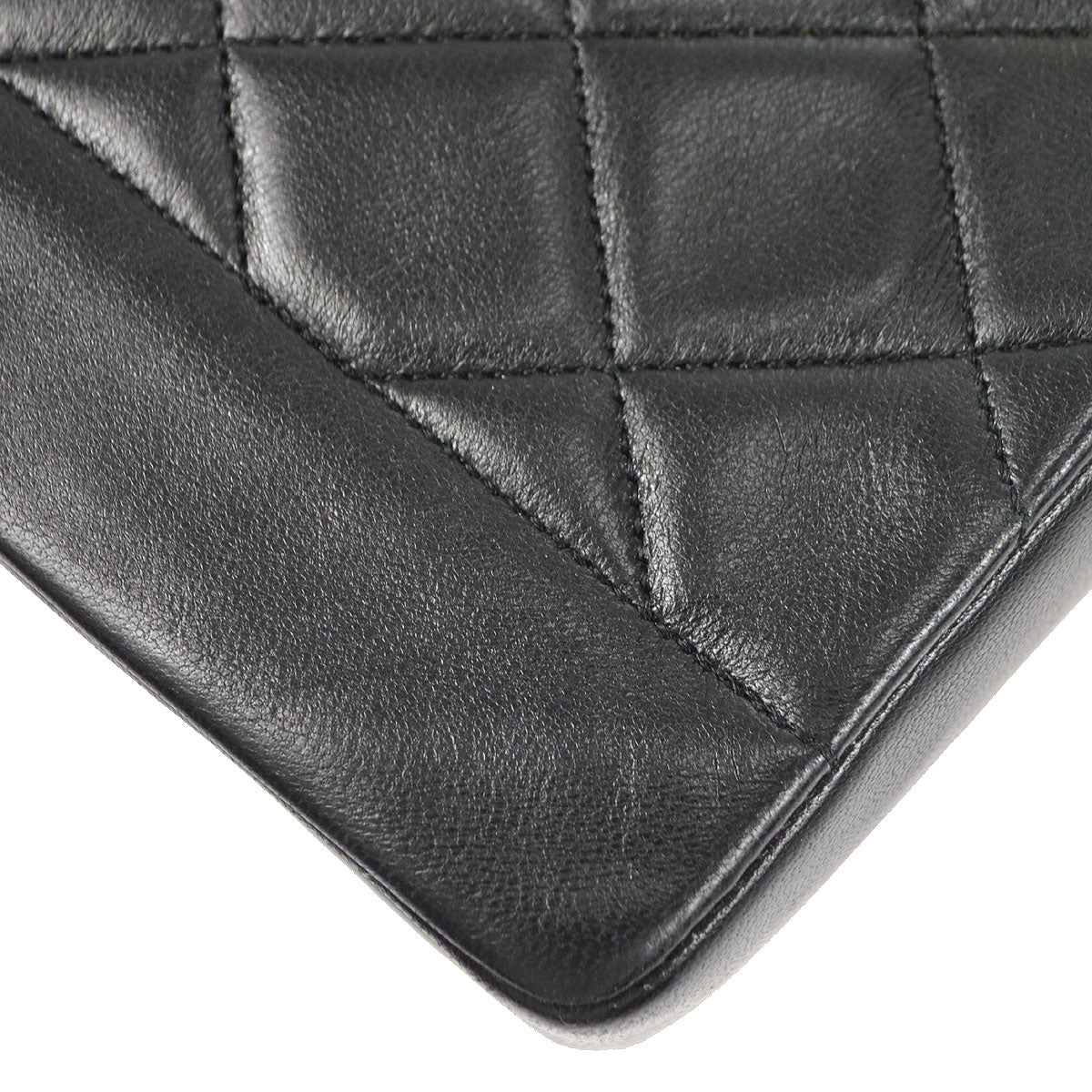 CHANEL 1989-1991 Diana Flap Medium Black Lambskin