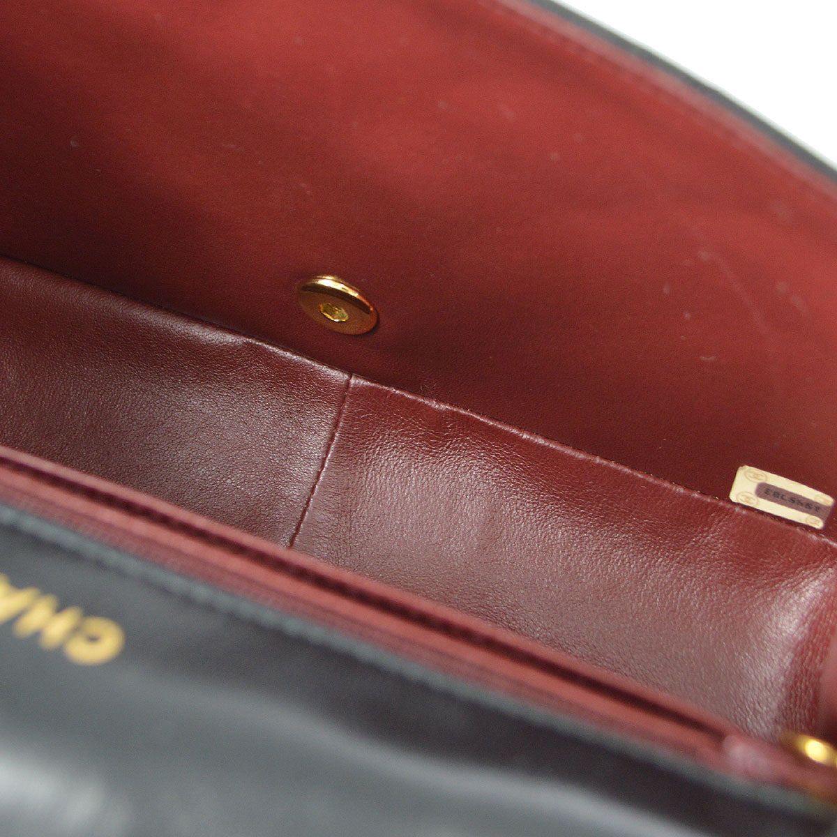 CHANEL 1989-1991 Diana Flap Medium Black Lambskin