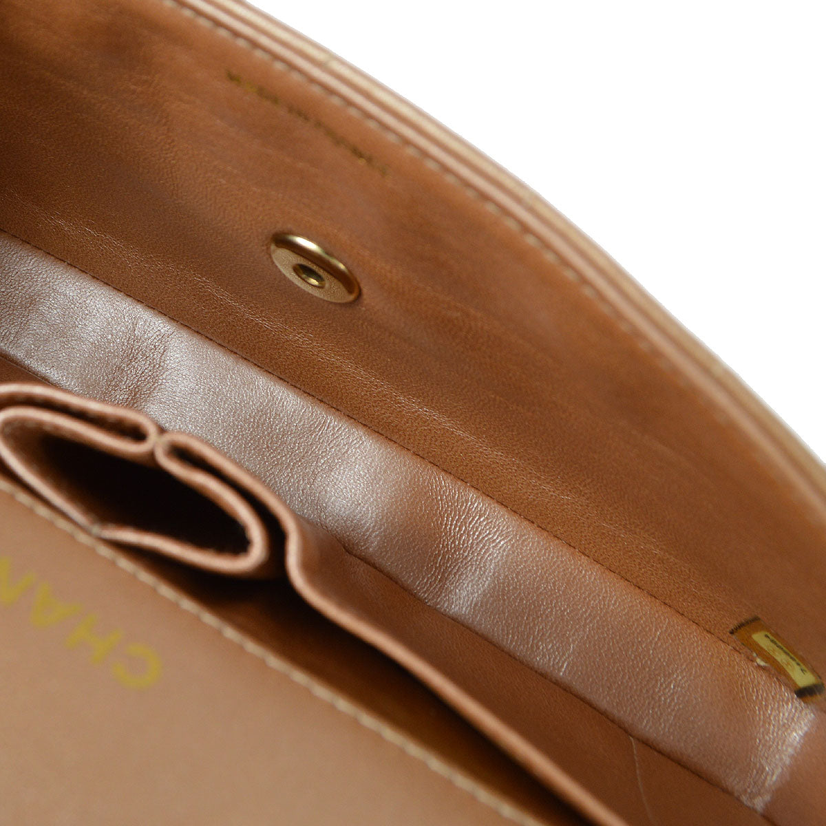 CHANEL 2001-2003 Choco Bar Eastwest Metallic Pink Lambskin