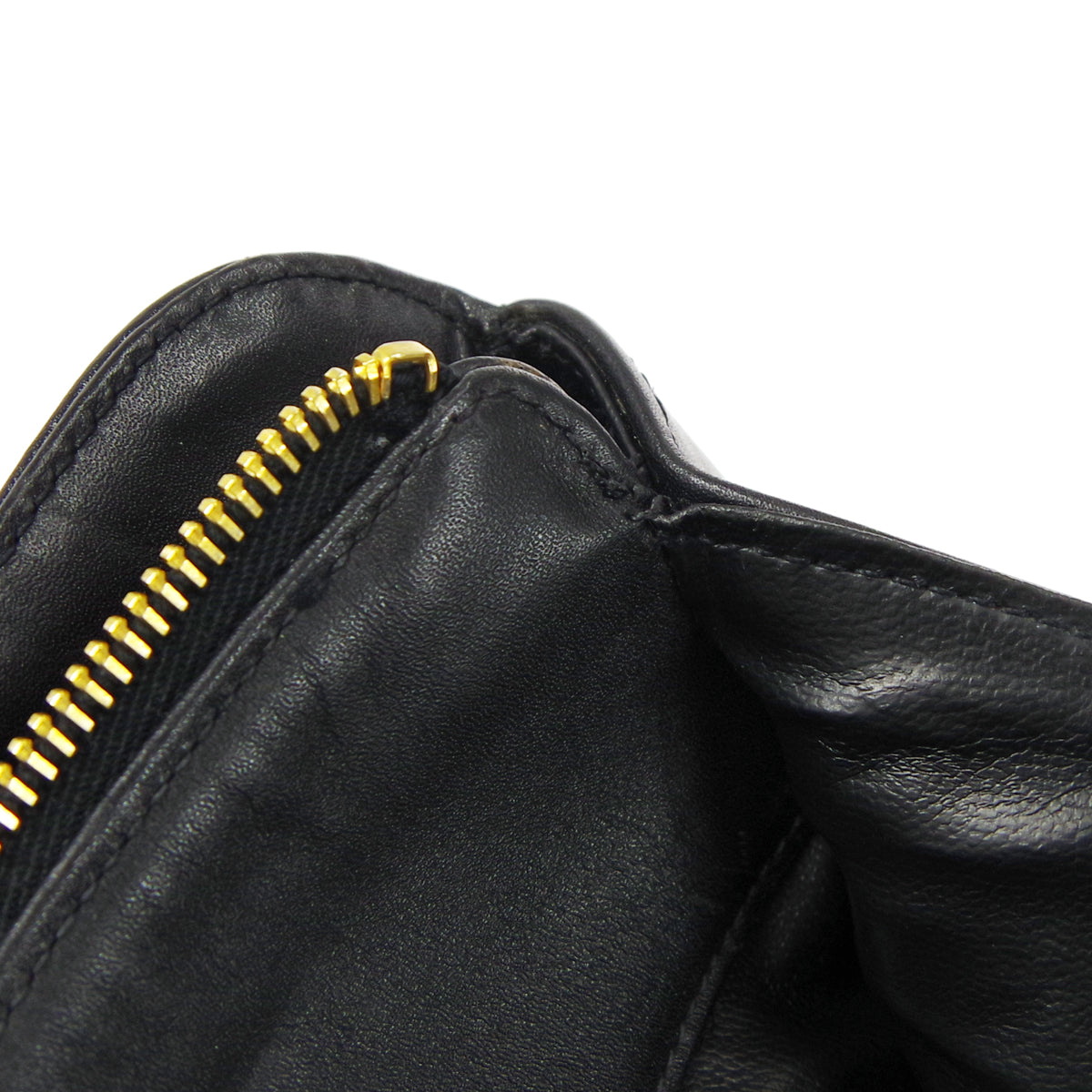 CHANEL 1991-1994 Cosmoline Supermodel Bag Black Calfskin