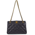 CHANEL 1994-1996 Pocket Tote Medium Black Caviar
