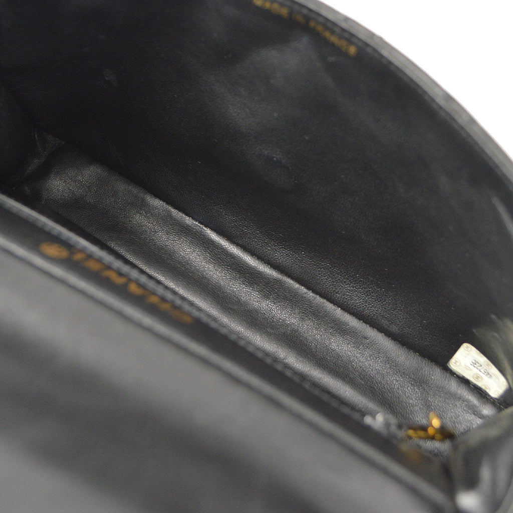 CHANEL 1996-1997 Double Face Classic Flap Small Black Lambskin