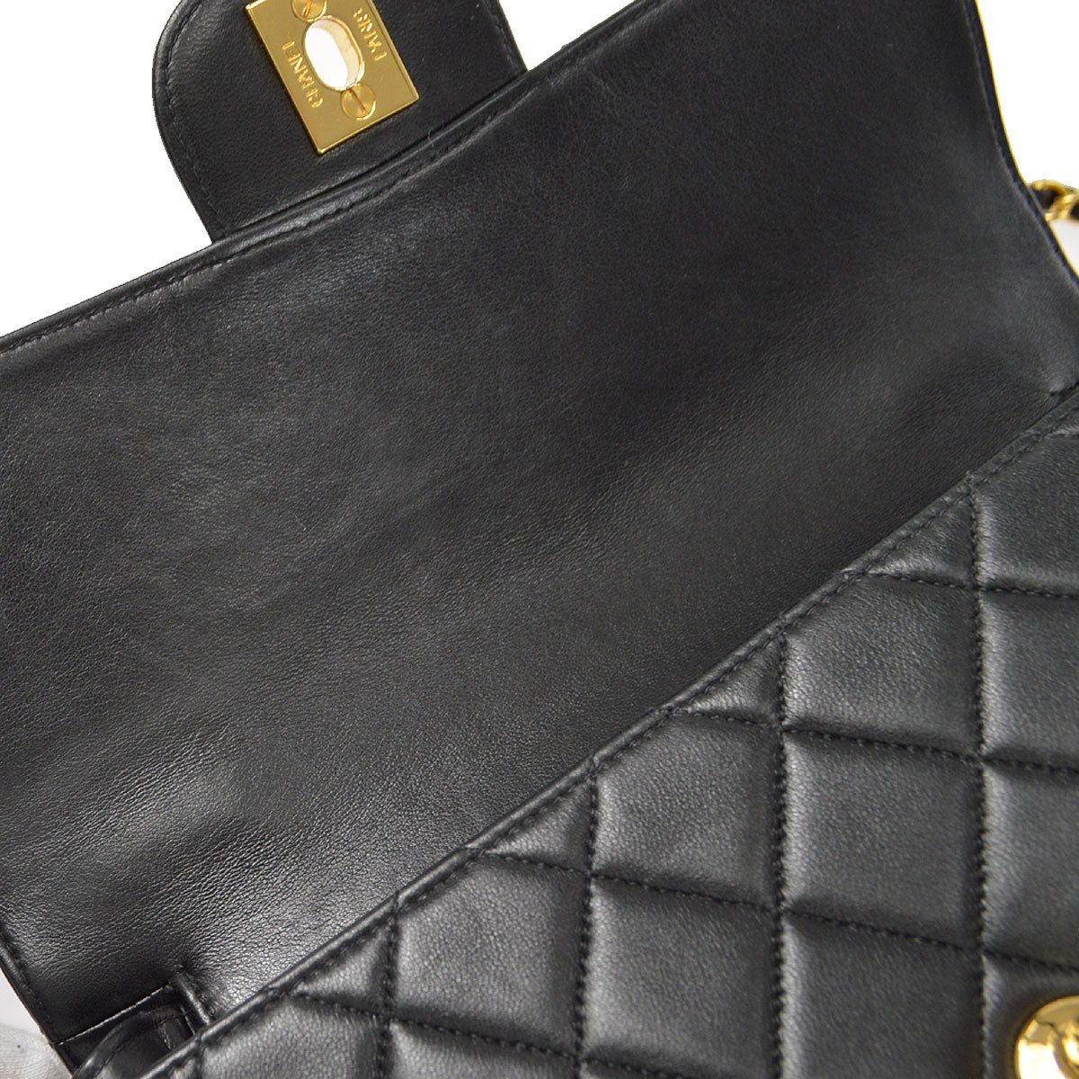 CHANEL 1996-1997 Double Face Classic Flap Small Black Lambskin