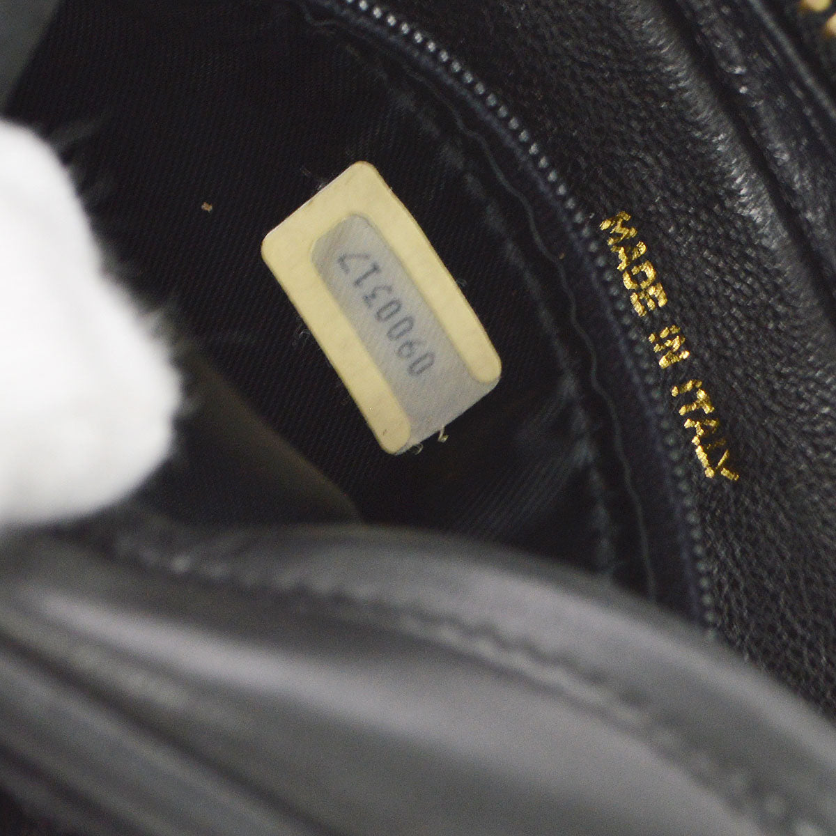 CHANEL 1986-1988 Camera Bag Mini Black Lambskin