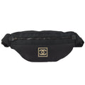 CHANEL 2003-2004 Sport Line Bum Bag Black