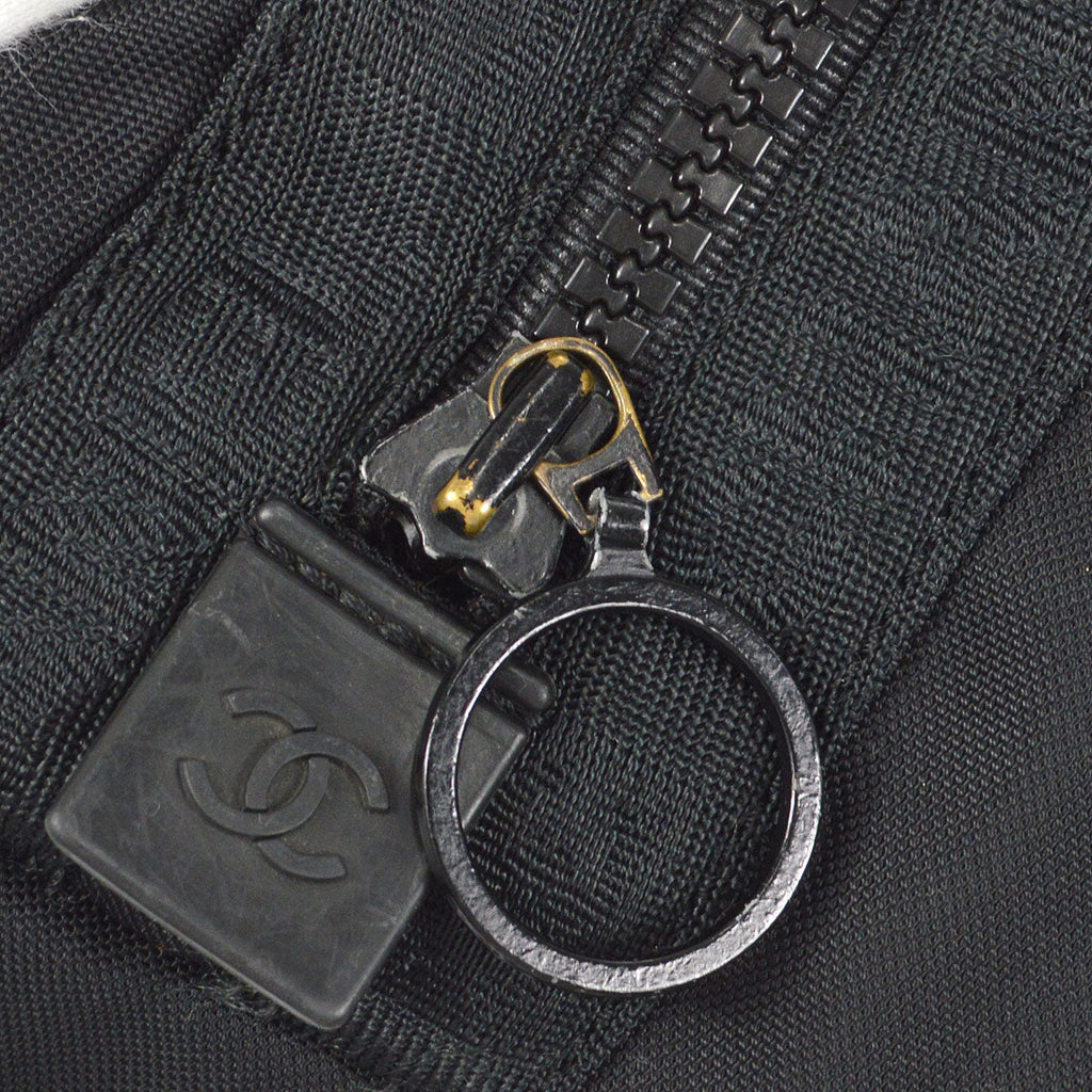 CHANEL 2003-2004 Sport Line Bum Bag Black