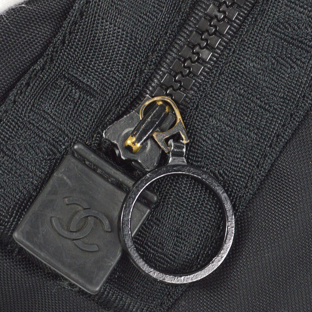 CHANEL 2003-2004 Sport Line Bum Bag Black