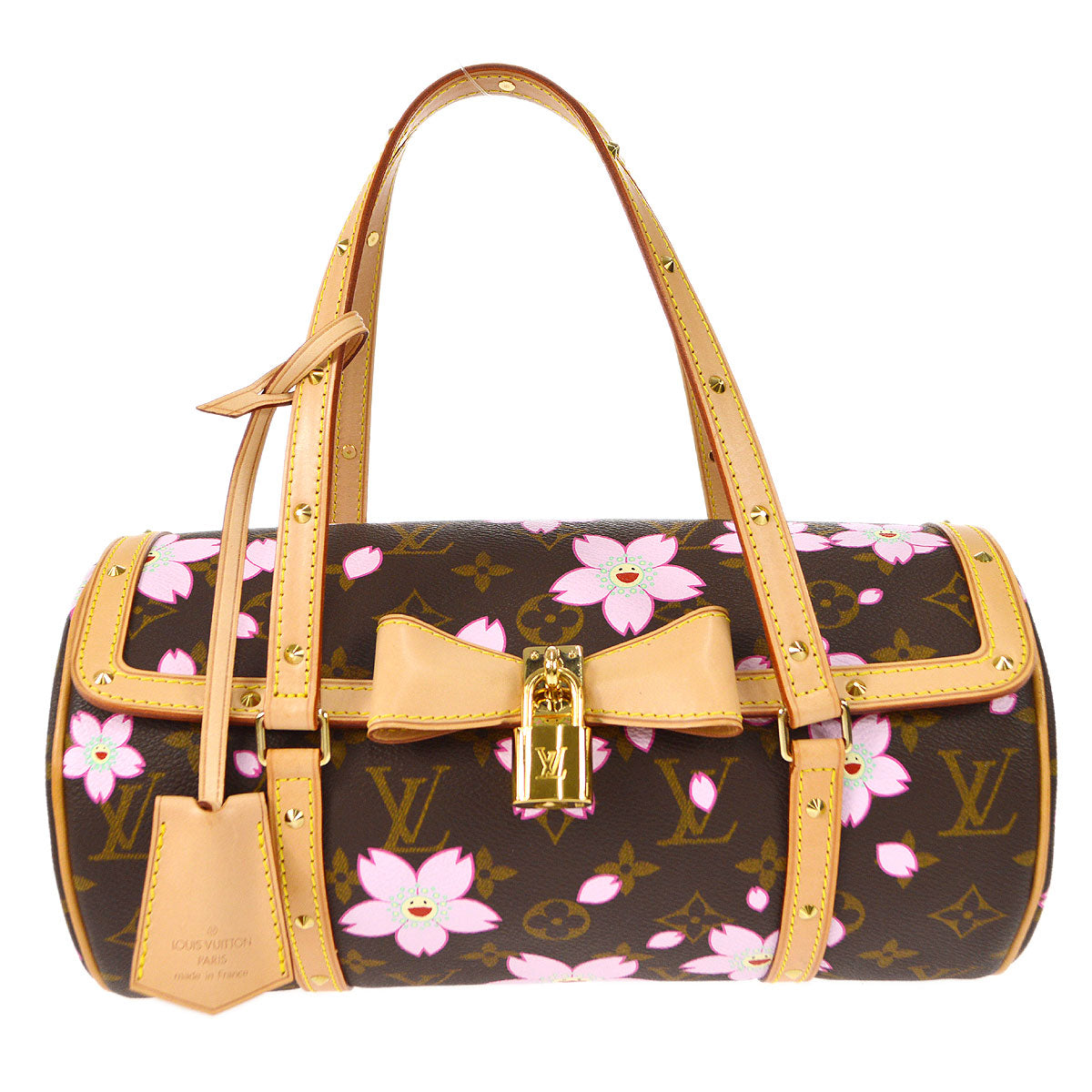 LOUIS VUITTON 2000s PAPILLON MONOGRAM CHERRY BLOSSOM M92009