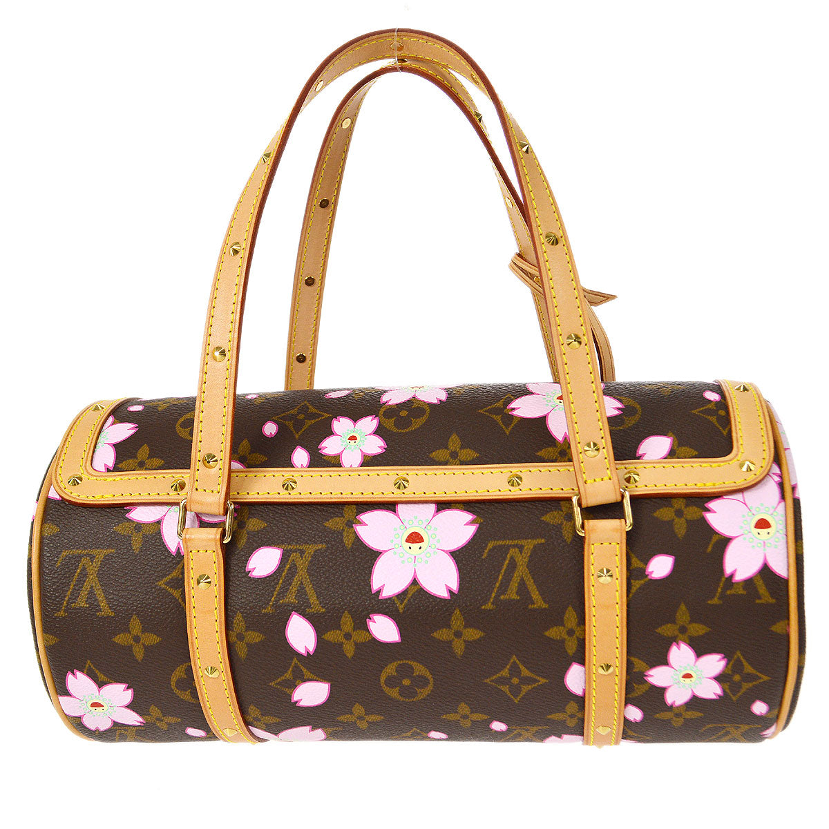 LOUIS VUITTON 2000s PAPILLON MONOGRAM CHERRY BLOSSOM M92009