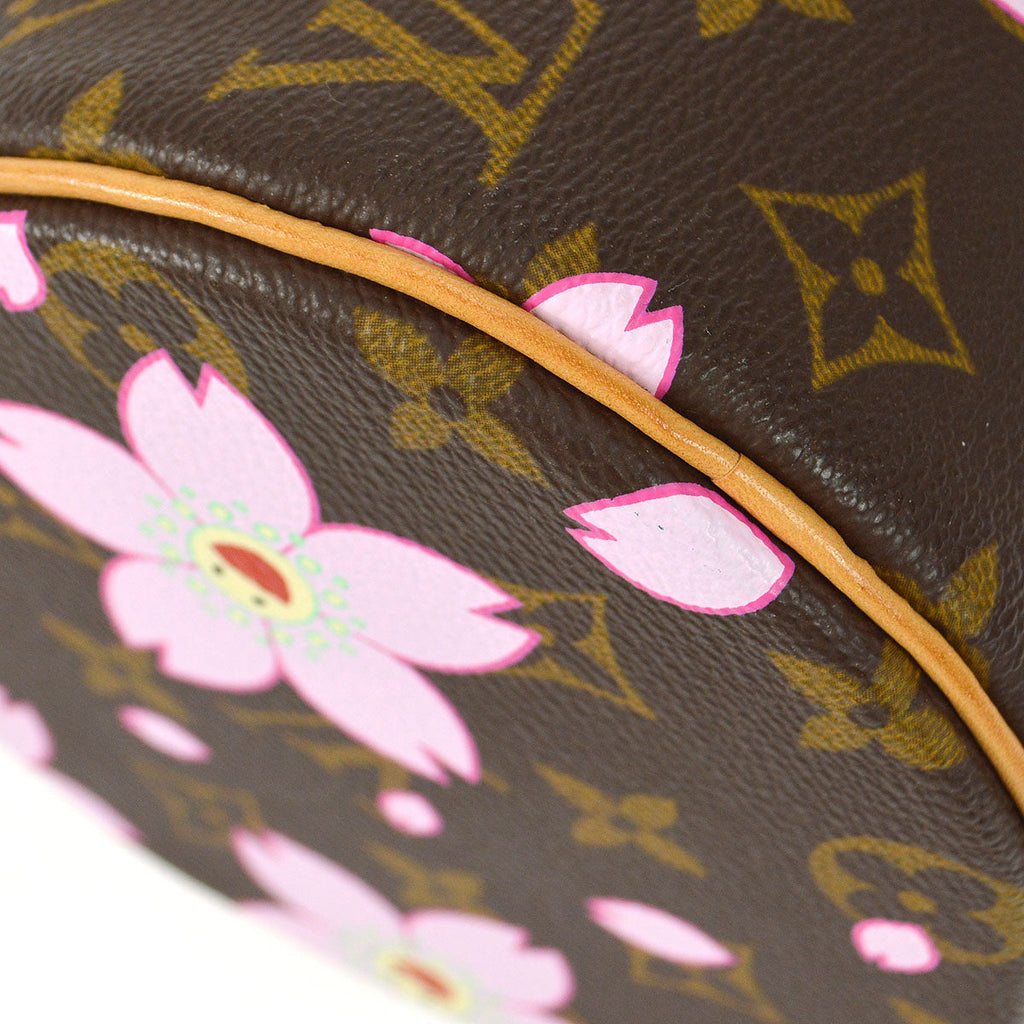 LOUIS VUITTON 2000s PAPILLON MONOGRAM CHERRY BLOSSOM M92009