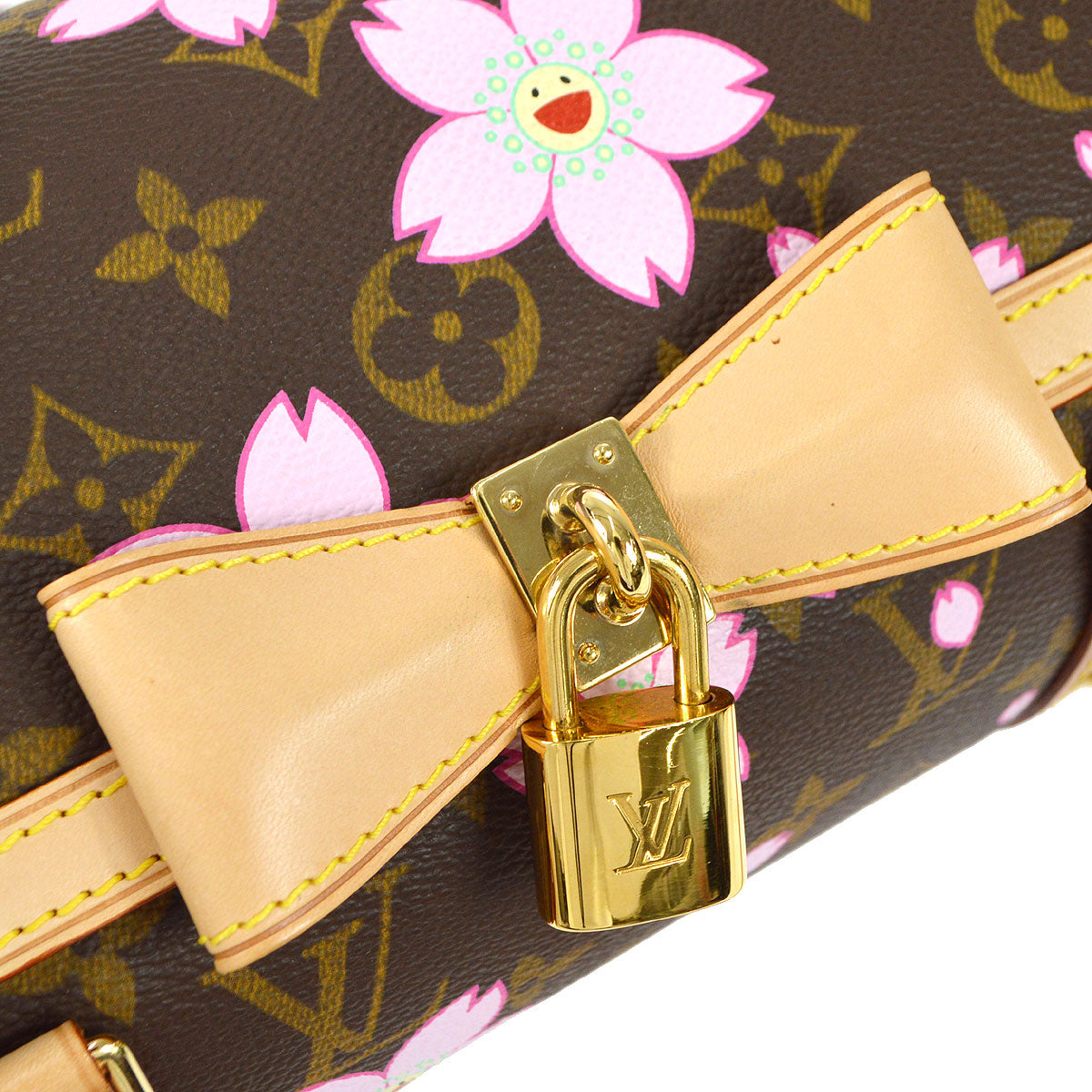 LOUIS VUITTON 2000s PAPILLON MONOGRAM CHERRY BLOSSOM M92009
