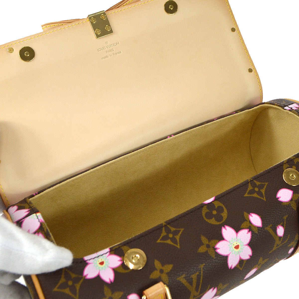 LOUIS VUITTON 2000s PAPILLON MONOGRAM CHERRY BLOSSOM M92009