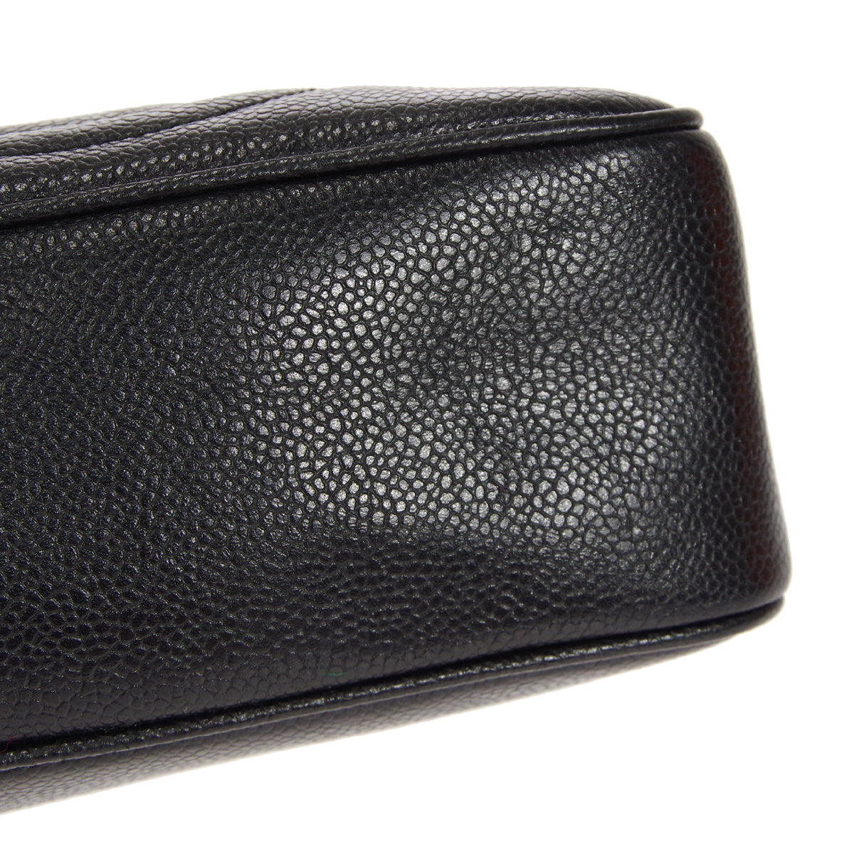 CHANEL 1994-1996 Triple CC Camera Bag Large Black Caviar