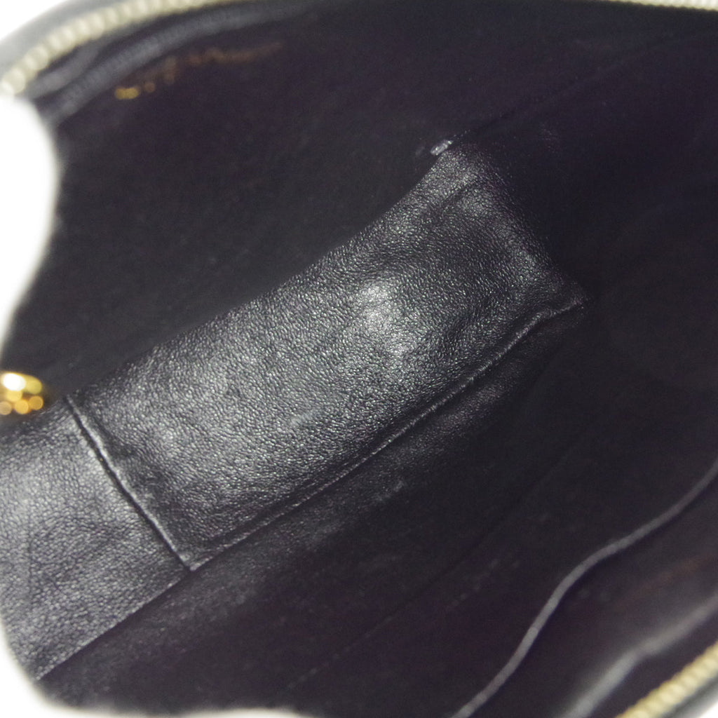 CHANEL 1994-1996 Triple CC Camera Bag Large Black Caviar
