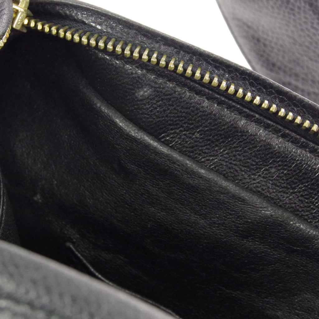 CHANEL 1994-1996 Triple CC Camera Bag Large Black Caviar