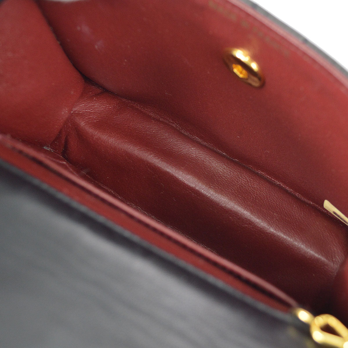 CHANEL 1991-1994 Vertical Straight Flap Mini Black Lambskin