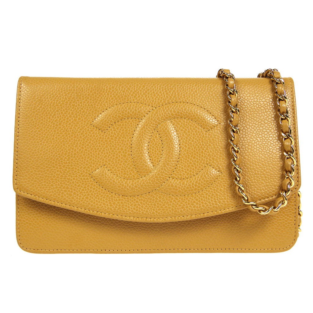 CHANEL 20032004 Timeless WOC Beige Caviar
