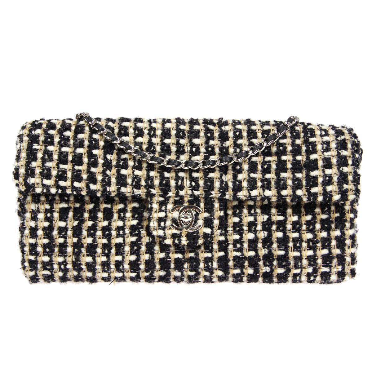 CHANEL 2001-2003 East West SHW Tweed