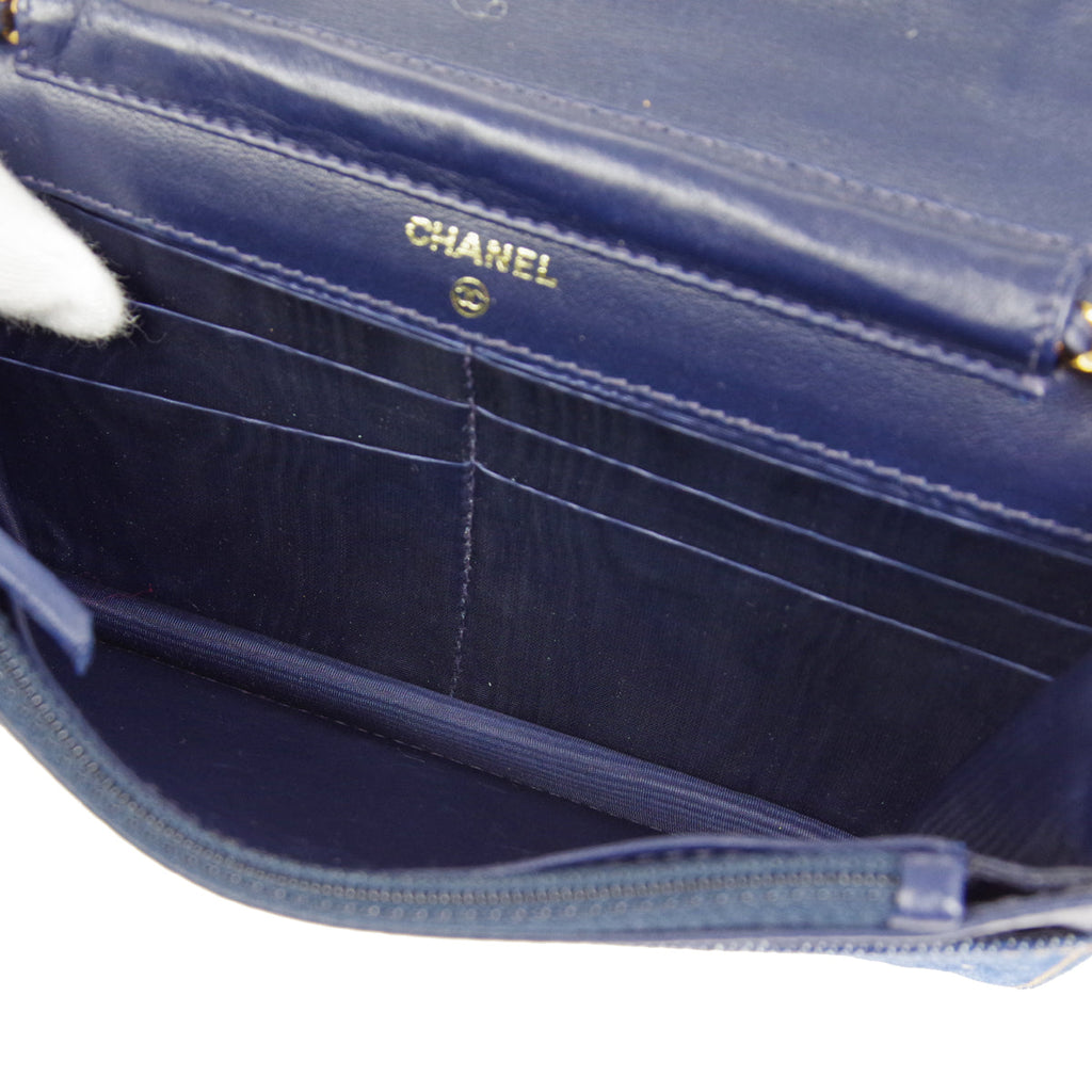 CHANEL 1996-1997 Timeless WOC Denim