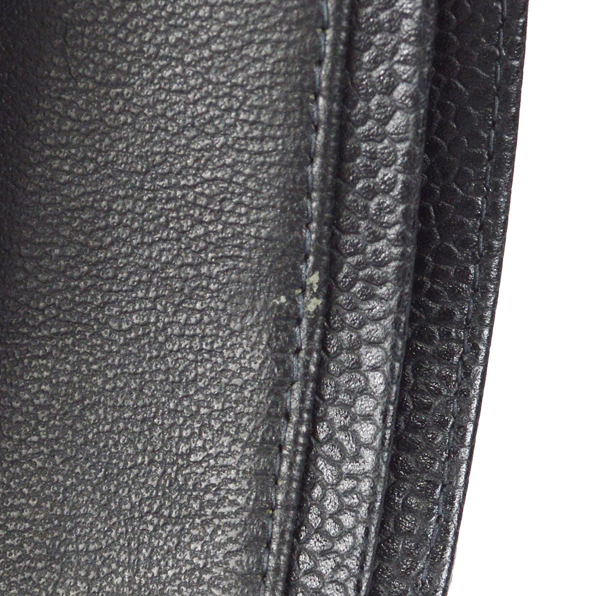 CHANEL 2001-2003 Classic Double Flap Medium Black Caviar
