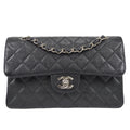 CHANEL 1997-1999 Classic Double Flap Small Black Caviar