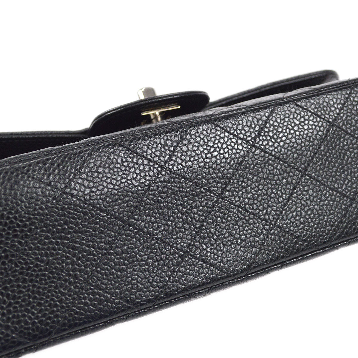 CHANEL 1997-1999 Classic Double Flap Small Black Caviar