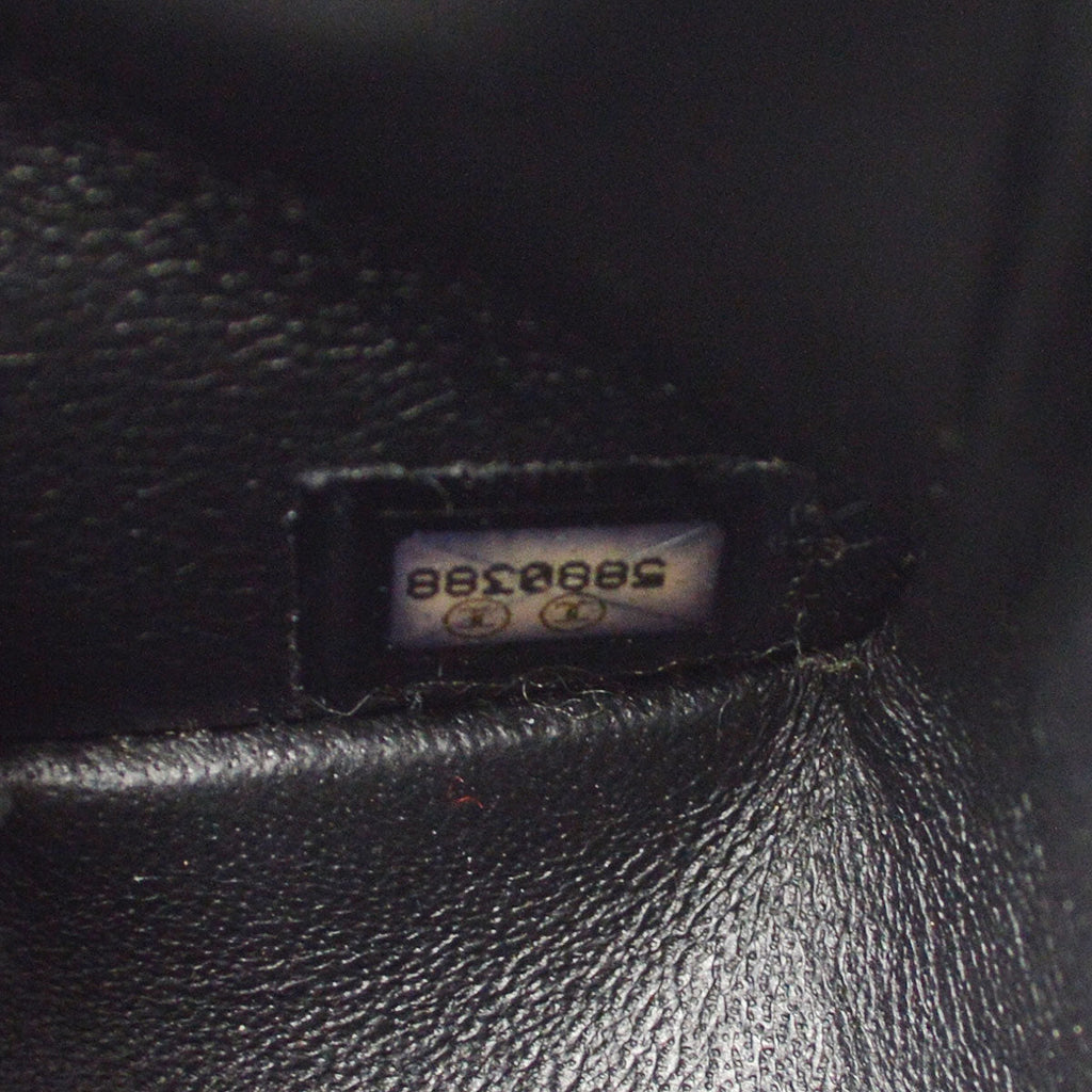 CHANEL 1997-1999 Classic Double Flap Small Black Caviar