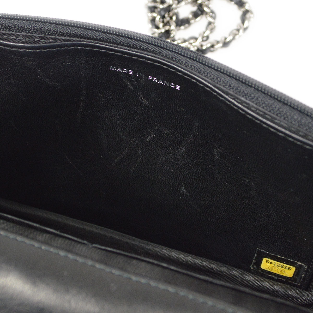 CHANEL 2004-2005 Timeless WOC SHW Black Caviar