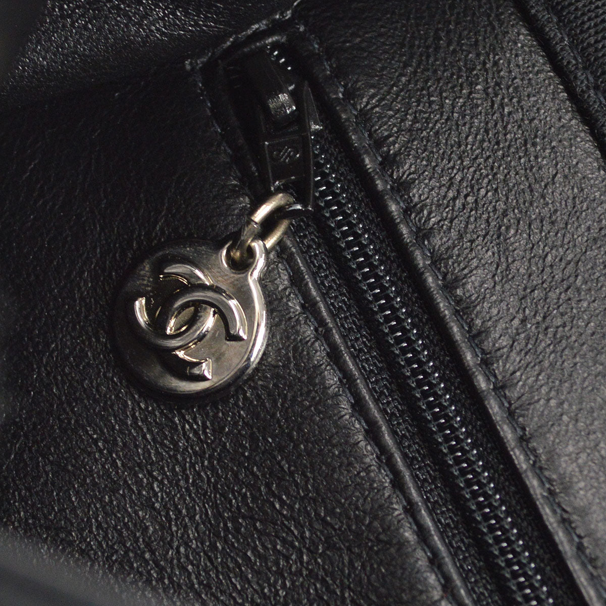 CHANEL 1996-1997 Double Side Classic Flap Medium SHW Black Jersey