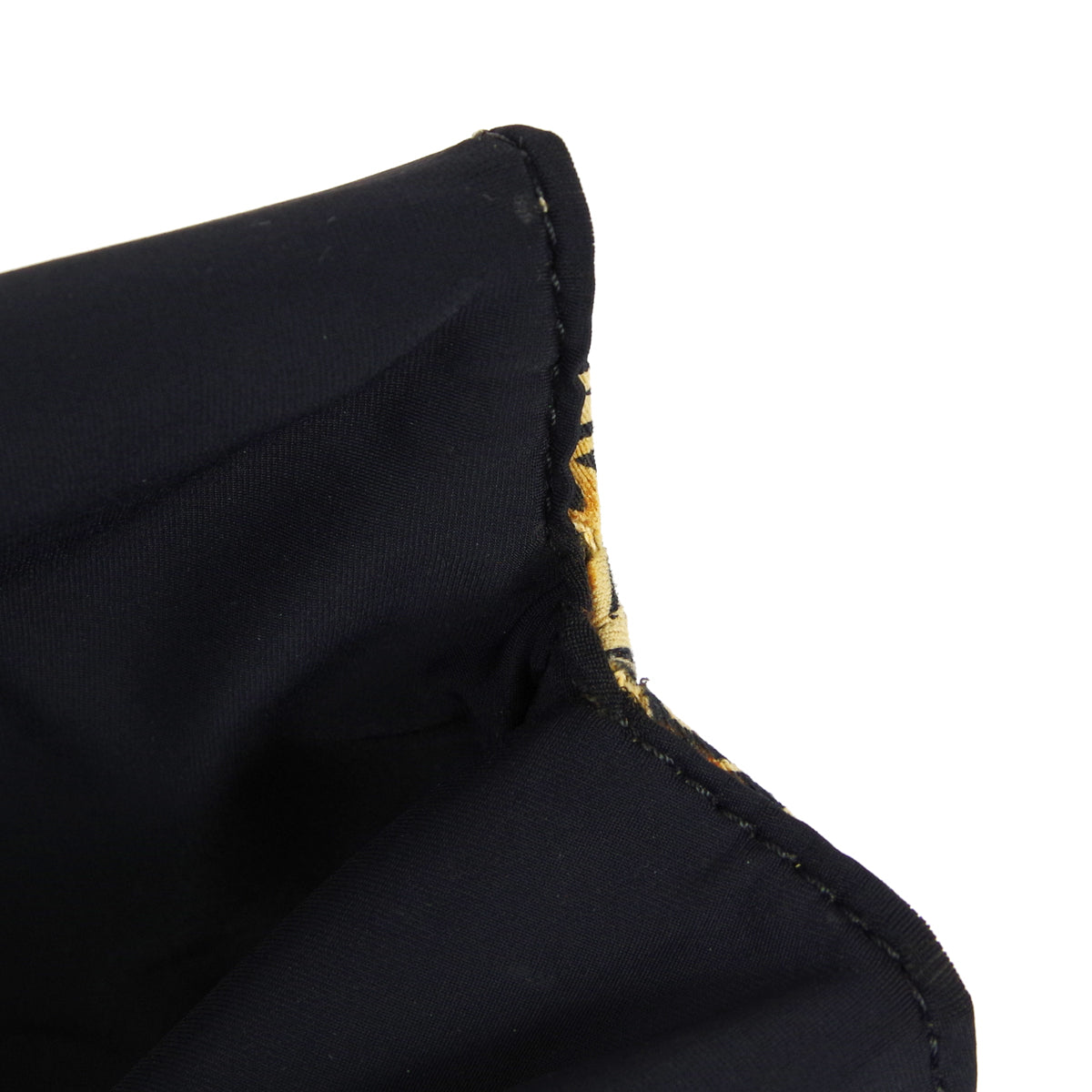 CHANEL 2003 COCO Print fabric top handle frame
