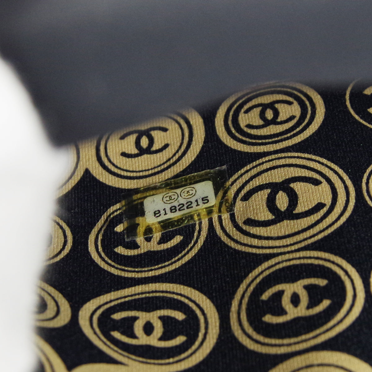 CHANEL 2003 COCO Print fabric top handle frame