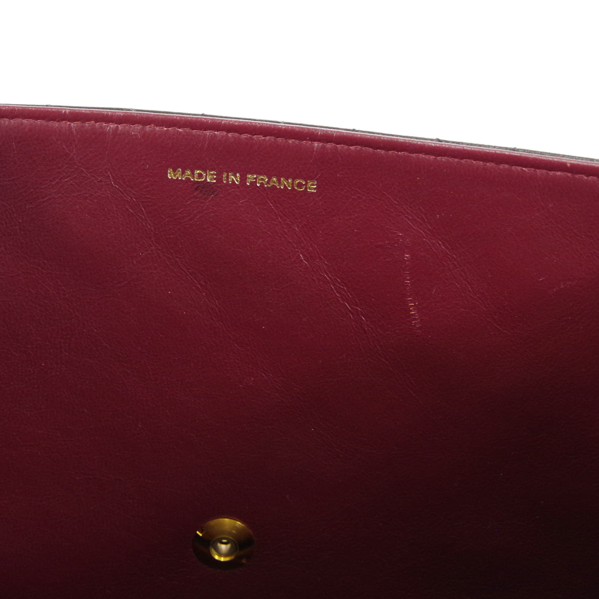 CHANEL 1996-1997 CC Pushlock Half Flap Medium Black Lambskin
