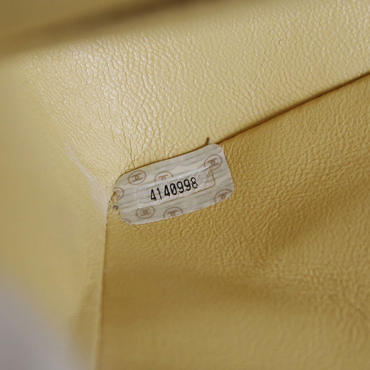 CHANEL 2000-2001 Classic Double Flap Medium Beige Lambskin