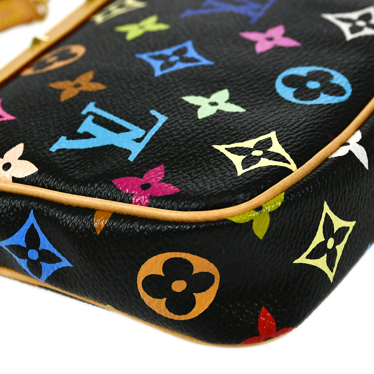 LOUIS VUITTON 2003 POCHETTE ACCESSOIRES 2WAY MONOGRAM MULTICOLOR M92648